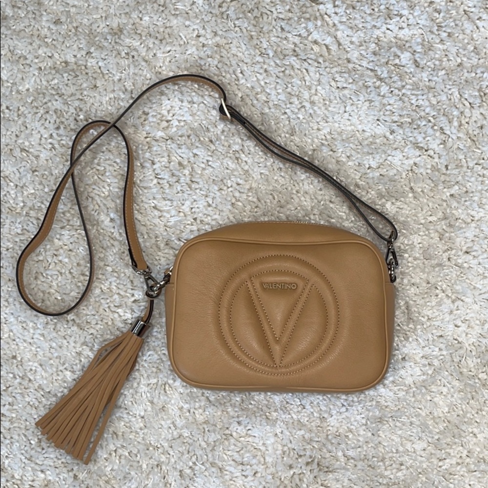 Valentino Mia Sauvage Leather Crossbody Bag
